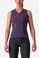 CASTELLI Cycling sleeveless jersey - ANIMA 4 - purple