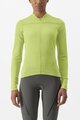 CASTELLI Cycling summer long sleeve jersey - ANIMA - light green