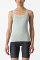 CASTELLI Cycling tank top - BAVETTE TOP - light green
