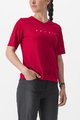 CASTELLI Cycling short sleeve jersey - TRAIL TECH 2 W - red