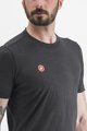 CASTELLI Cycling short sleeve t-shirt - MERINO - black