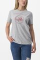 CASTELLI Cycling short sleeve t-shirt - PEDALARE - grey