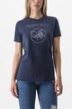 CASTELLI Cycling short sleeve t-shirt - PEDALARE - blue