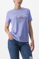 CASTELLI Cycling short sleeve t-shirt - PEDALARE - purple