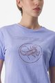 CASTELLI Cycling short sleeve t-shirt - PEDALARE - purple