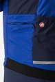 CASTELLI Cycling thermal jacket - FLY TERMAL - blue