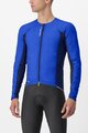 CASTELLI Cycling thermal jacket - FLY JACK-SEY - blue