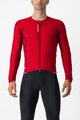 CASTELLI Cycling winter long sleeve jersey - FLY JACK-SEY - red