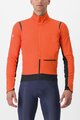 CASTELLI Cycling thermal jacket - ALPHA DOPPIO ROS - orange