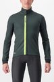 CASTELLI Cycling thermal jacket - ENTRATA - green