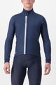 CASTELLI Cycling thermal jacket - ENTRATA - blue