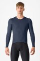 CASTELLI Cycling winter long sleeve jersey - FLY LS - blue
