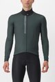 CASTELLI Cycling winter long sleeve jersey - ENTRATA THERMAL - green