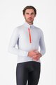 CASTELLI Cycling winter long sleeve jersey - ENTRATA THERMAL - silver