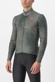 CASTELLI Cycling winter long sleeve jersey - RAFFICA - green