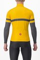 CASTELLI Cycling winter long sleeve jersey - RETTA - yellow