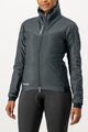 CASTELLI Cycling thermal jacket - FLY THERMAL W - grey