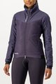 CASTELLI Cycling thermal jacket - FLY THERMAL W - purple