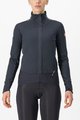 CASTELLI Cycling thermal jacket - ALPHA DOPPIO ROS W - black