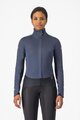 CASTELLI Cycling thermal jacket - ALPHA DOPPIO ROS W - blue