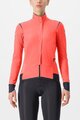 CASTELLI Cycling thermal jacket - ALPHA FLIGHT ROS W - orange