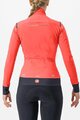 CASTELLI Cycling thermal jacket - ALPHA FLIGHT ROS W - orange