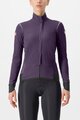 CASTELLI Cycling thermal jacket - ALPHA FLIGHT ROS W - purple