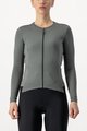 CASTELLI Cycling winter long sleeve jersey - FLY LS W - grey