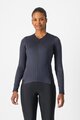 CASTELLI Cycling winter long sleeve jersey - FLY LS W - black