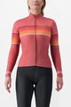 CASTELLI Cycling winter long sleeve jersey - OTTANTA - red