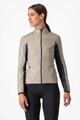 CASTELLI Cycling thermal jacket - UNLIMITED PUFFY 2 W - beige
