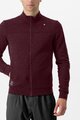 CASTELLI hoodie - VIGORELLI TRACK - bordeaux