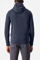 CASTELLI hoodie - MILANO 2 FULL ZIP FLEECE - blue