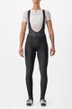 CASTELLI Cycling long bib trousers - ENTRATA W - black