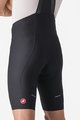 CASTELLI Cycling bib shorts - ESPRESSO - black