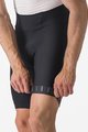 CASTELLI Cycling shorts without bib - ESPRESSO - black