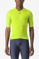 CASTELLI Cycling short sleeve jersey - ESPRESSO - yellow