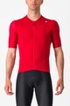CASTELLI Cycling short sleeve jersey - ESPRESSO - red