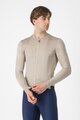 CASTELLI Cycling summer long sleeve jersey - ESPRESSO - grey