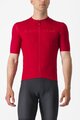 CASTELLI Cycling short sleeve jersey - red
