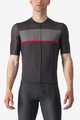 CASTELLI Cycling short sleeve jersey - TRADIZIONE - anthracite