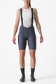 CASTELLI Cycling bib shorts - ESPRESSO W DT - blue