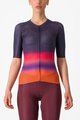 CASTELLI Cycling short sleeve jersey - CLIMBER'S 4.0 W - purple
