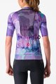CASTELLI Cycling short sleeve jersey - UNLIMITED PRO W - purple