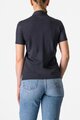 CASTELLI polo shirt - MERINO W POLO - black