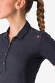 CASTELLI polo shirt - MERINO W POLO - black