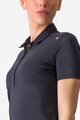 CASTELLI polo shirt - MERINO W POLO - black