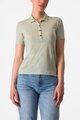 CASTELLI polo shirt - MERINO W POLO - green