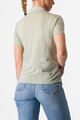 CASTELLI polo shirt - MERINO W POLO - green