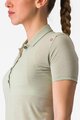 CASTELLI polo shirt - MERINO W POLO - green